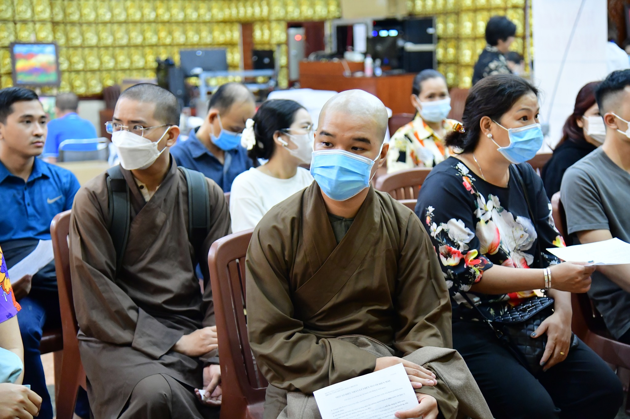 Hiến máu nhân đạo lần thứ 75 tại chùa Giác Ngộ
