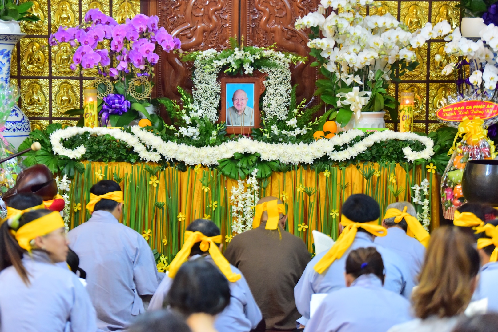 Tuần thất thứ nhất của Cụ ông Trần Ngọc Anh, thân sinh TT. Thích Nhật Từ